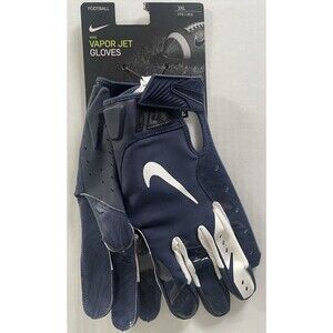 Nike Vapor Jet 5.0 NFL Receiver Football Gloves PGF659-453 Men’s 3XL Navy Blue